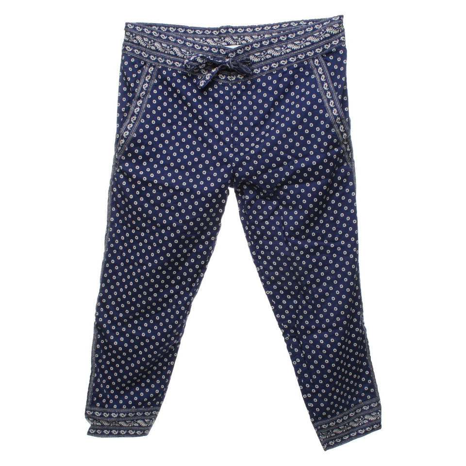 Isabel Marant Etoile Paire de Pantalon en Coton en Bleu