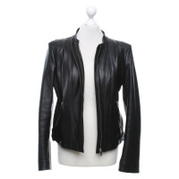 Theyskens' Theory Jacket/Coat Leather in Black