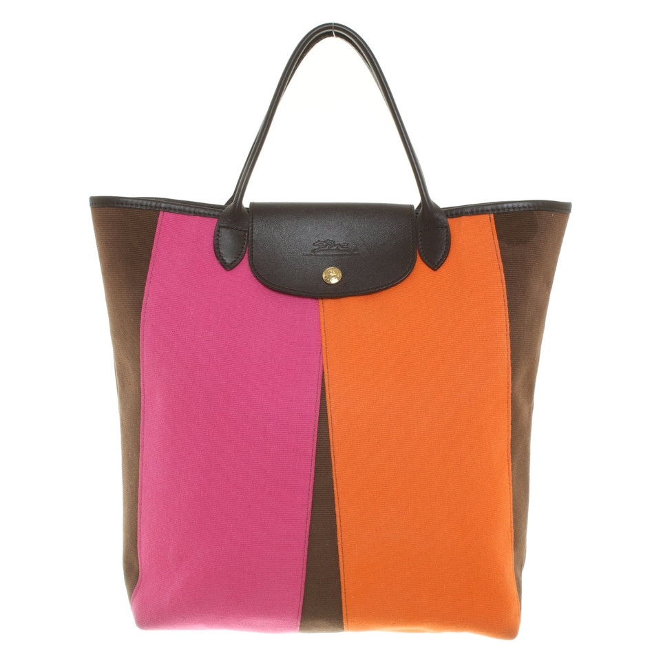 Longchamp Tote Bag en tricolore