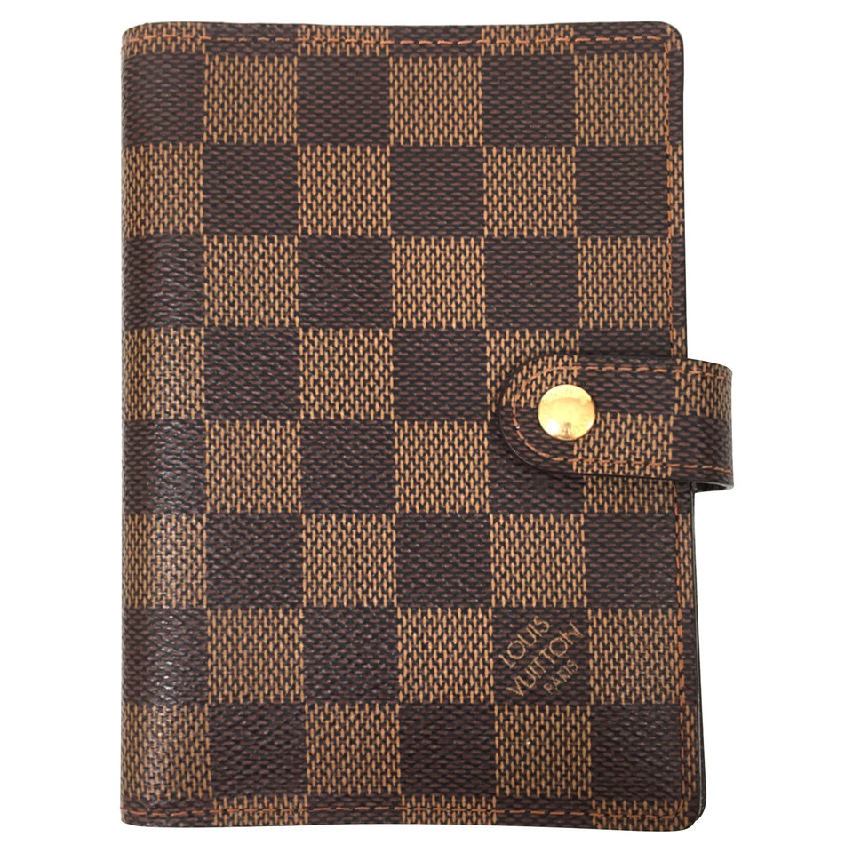 Louis Vuitton "Agenda Fonctionnel PM Damier Ebene Canvas"