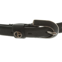 Armani Leather Belt in Black