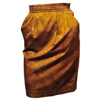 Yves Saint Laurent Skirt in Gold