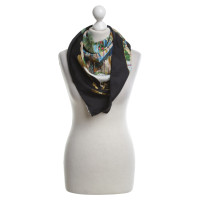 Hermès Silk scarf with motif print