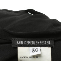 Ann Demeulemeester Wrap dress in black