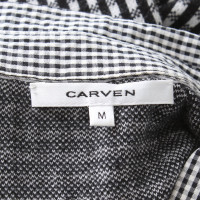 Carven Cardigan in nero / bianco