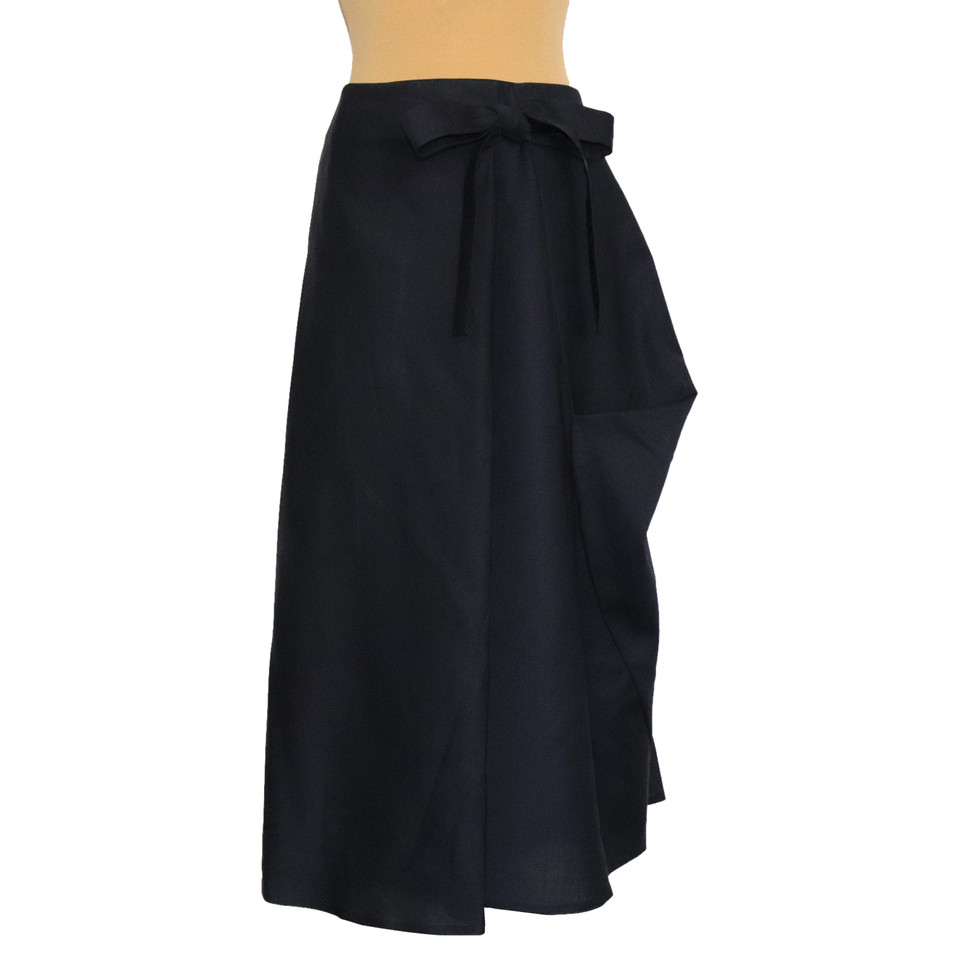 Cos Skirt Wool in Blue