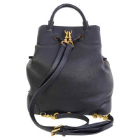 Tory Burch black leather backpack 