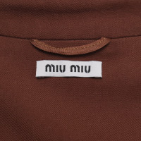 Miu Miu Manteau en brun
