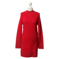 Balenciaga Fine knit dress in red