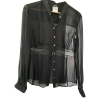 D&G Top en Soie en Noir