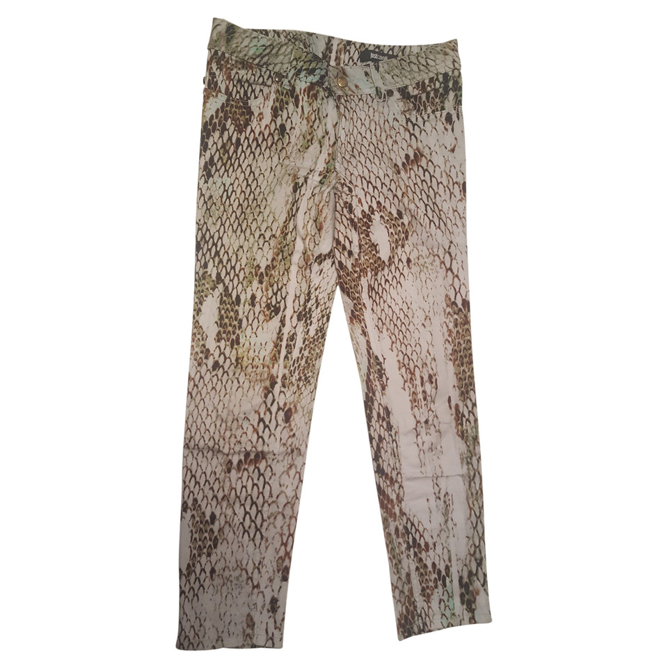 Just Cavalli 3/4 trousers with reptile pattern