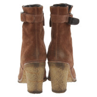 Fendi Ankle boots Suede in Brown