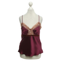 Alberta Ferretti Top in Bordeaux