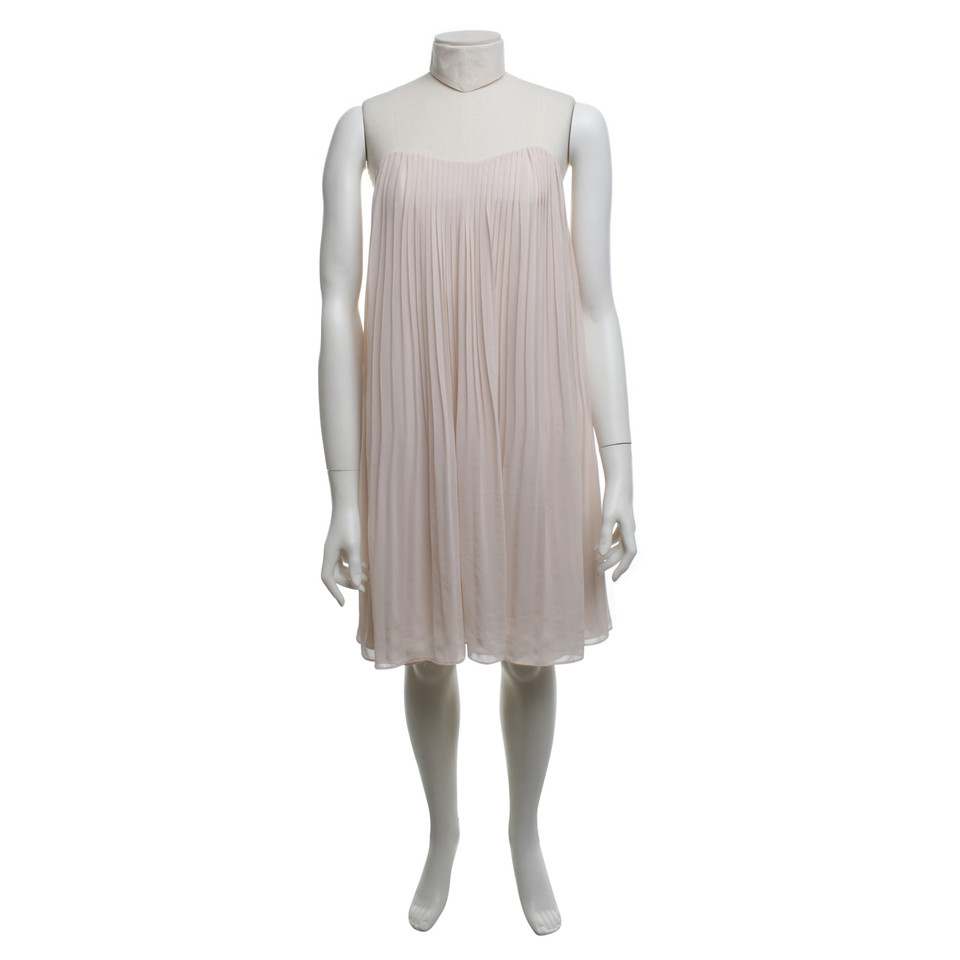 French Connection Pleated dress in nude