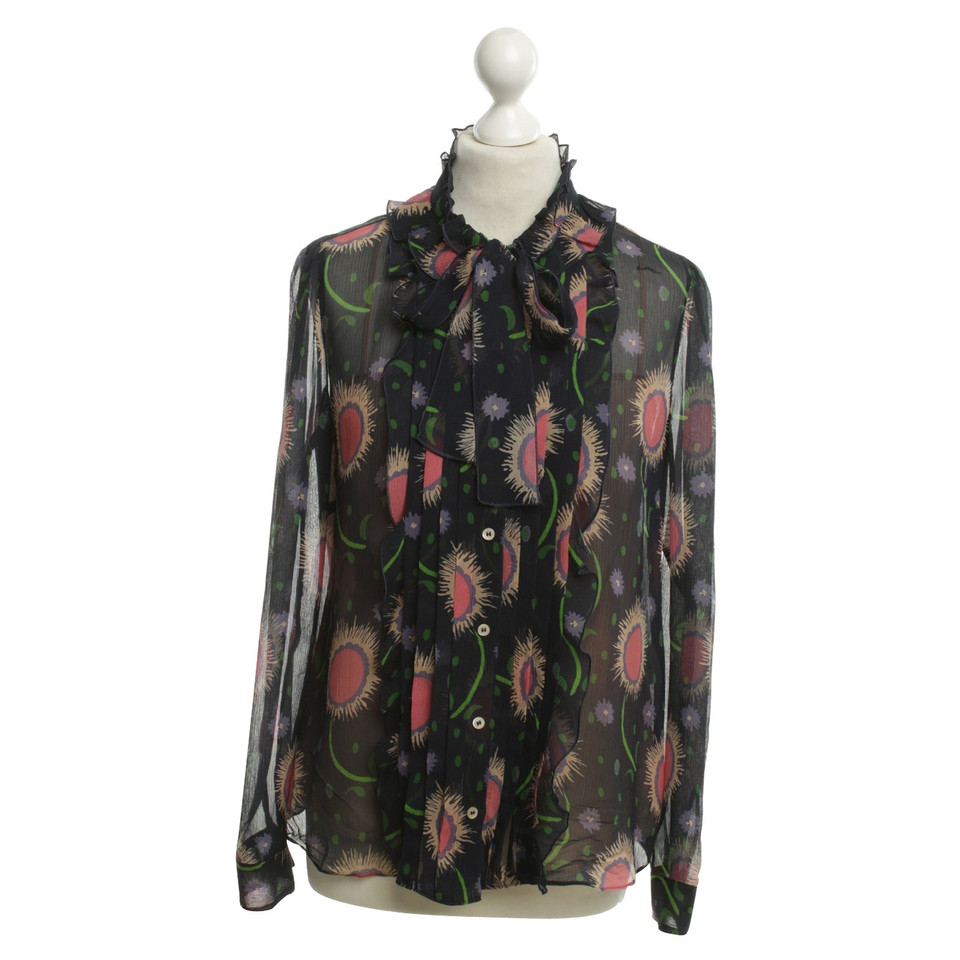 Red Valentino Bluse mit Muster