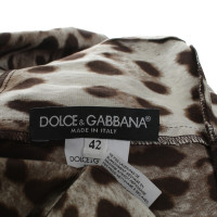 Dolce & Gabbana Jurk met luipaard print
