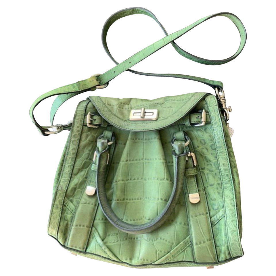 Karen Millen Shoulder bag Leather in Green