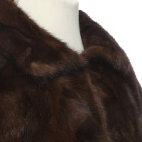 Other Designer Flora Smith brown fur jacket / coat
