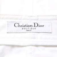 Christian Dior Gonna in Cotone in Bianco