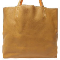 Hermès Shopper Leer in Bruin