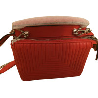 Fendi Dotcom Click Leather in Red