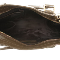 Burberry Handbag Patent leather in Brown