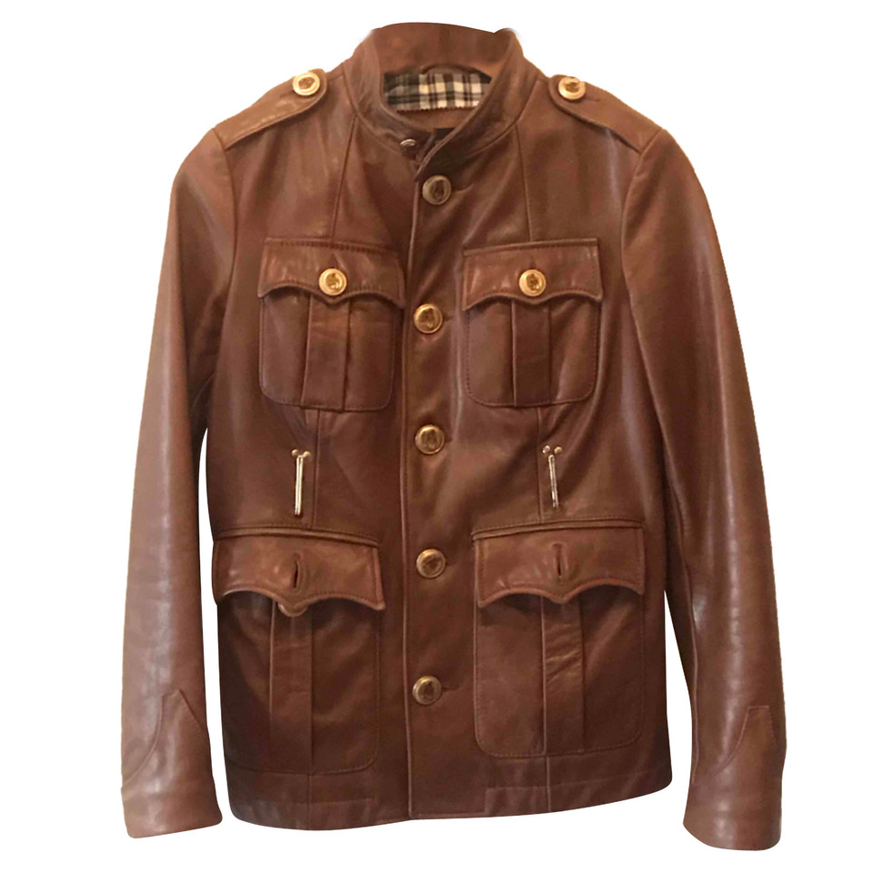 Dsquared2 Jacket/Coat Leather in Brown