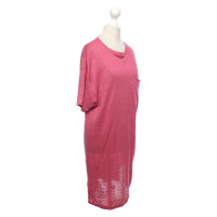 Acne Dress Linen in Fuchsia