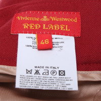Vivienne Westwood Jupe en laine rouge