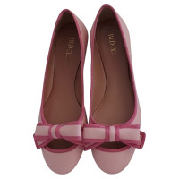 Red (V) Slippers/Ballerinas Leather in Pink