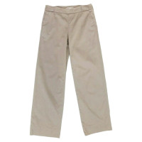 Max Mara Paire de Pantalon en Coton en Beige