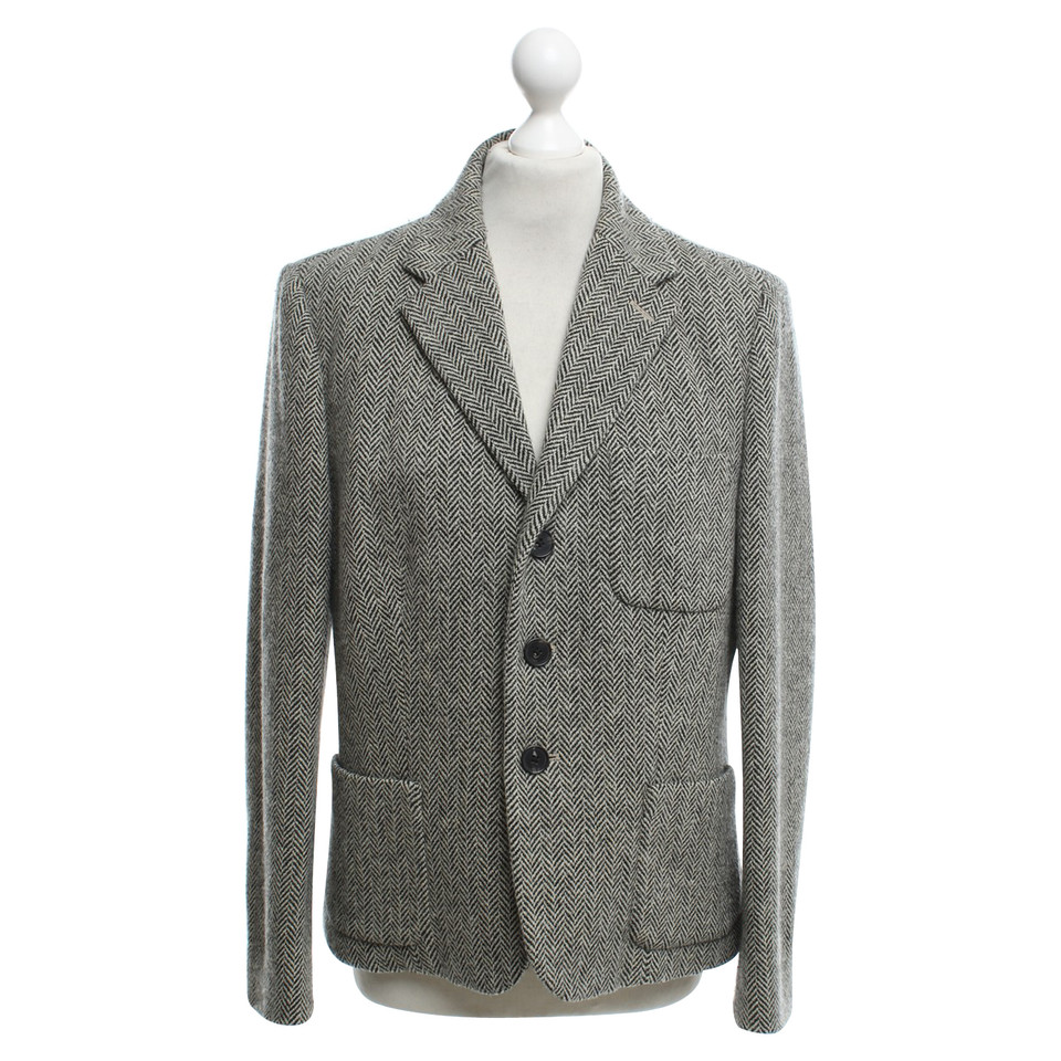 Ralph Lauren Wool Blazer in beige / black