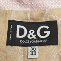 Dolce & Gabbana Blazer strutturato in rosa