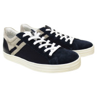 Hogan Chaussures à lacets en Daim en Bleu