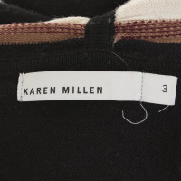 Karen Millen Strickjacke mit Streifenmuster