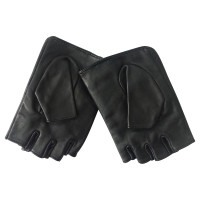 Karl Lagerfeld Lederen handschoenen met halfedelstenen