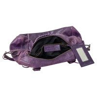 Balenciaga Tote Bag aus Leder in Violett
