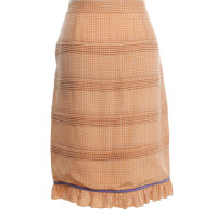 Luella jupe en soie avec motif