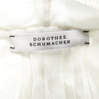Dorothee Schumacher Top en Soie en Blanc