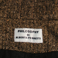 Philosophy Di Alberta Ferretti Mantel aus Seide/Wolle