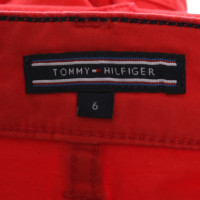 Tommy Hilfiger Jupe en Coton en Rouge
