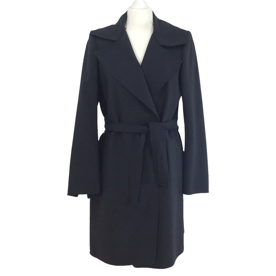 Max Mara Jacket/Coat Wool in Black