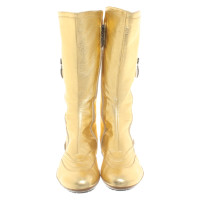 Cesare Paciotti Boots Leather in Gold