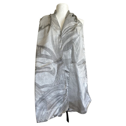 Emporio Armani Scarf/Shawl Silk in Silvery
