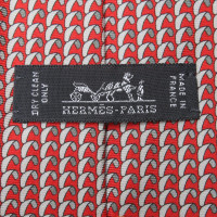 Hermès Bind met motiefdruk