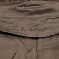 Rick Owens Veste/Manteau en Cuir en Noir
