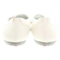 Prada Ballerinas in white