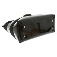 Roger Vivier Handtasche aus Lack- und Wildleder