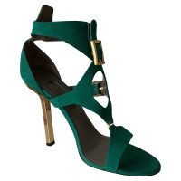 Versace Sandals Suede in Green