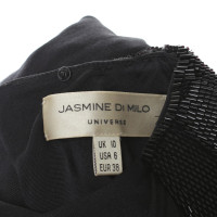 Jasmine Di Milo Zijden jurk in zwart
